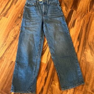 Madewell perfect vintage wide leg jean size 29 worn once
